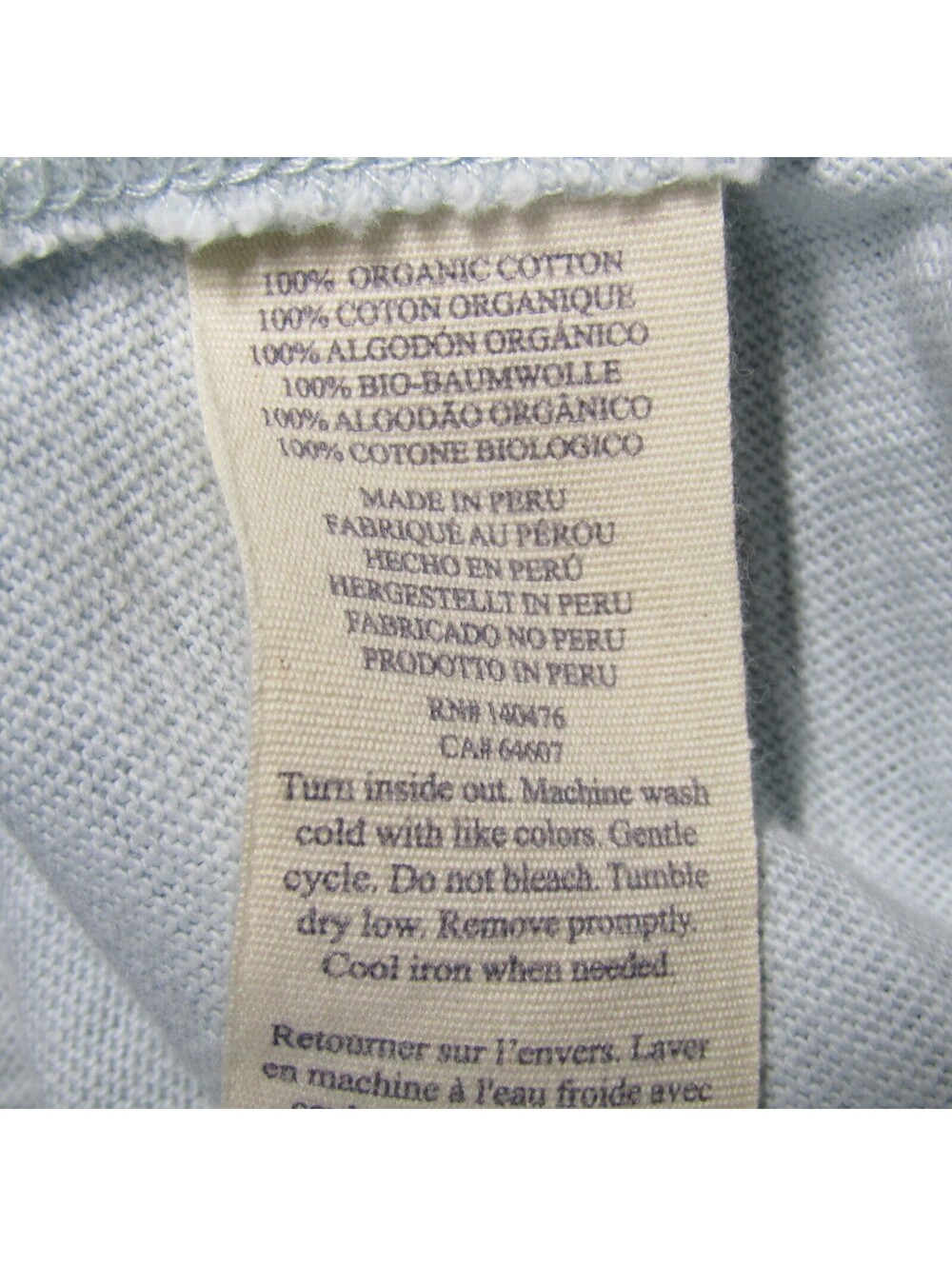 NWT Faherty Sunwashed Slub Hoodie Woman's S Sky-Sky - Picture 4 of 7